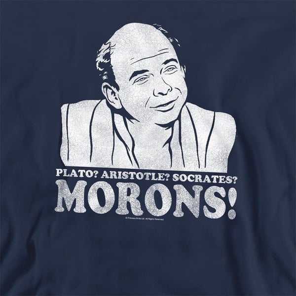 The Princess Bride Unisex Adult Morons Sweatshirt