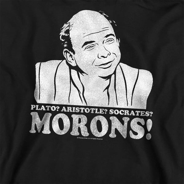 The Princess Bride Unisex Adult Morons Sweatshirt