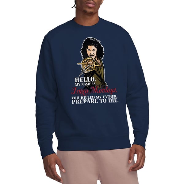 The Princess Bride Unisex Adult Hello Inigo Montoya Sweatshirt