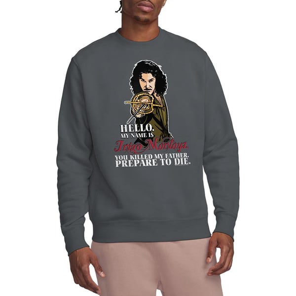 The Princess Bride Unisex Adult Hello Inigo Montoya Sweatshirt