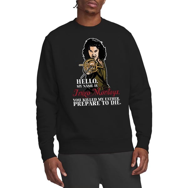 The Princess Bride Unisex Adult Hello Inigo Montoya Sweatshirt