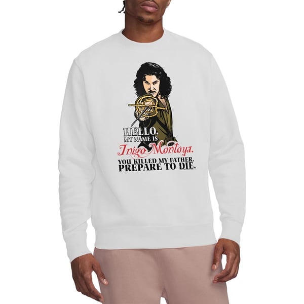 The Princess Bride Unisex Adult Hello Inigo Montoya Sweatshirt