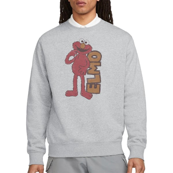 Sesame Street Unisex Adult Elmo Vintage Sweatshirt