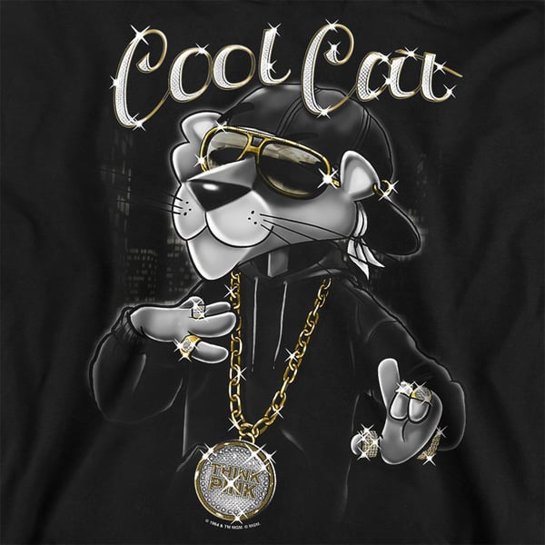 Pink Panther Unisex Adult Cool Cat Sweatshirt