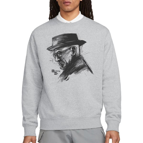Breaking Bad Unisex Adult Heisenberg Sketch Sweatshirt