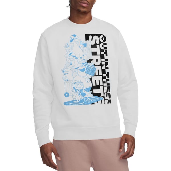 Sesame Street Unisex Adult Out In These Streets Sweatshirt