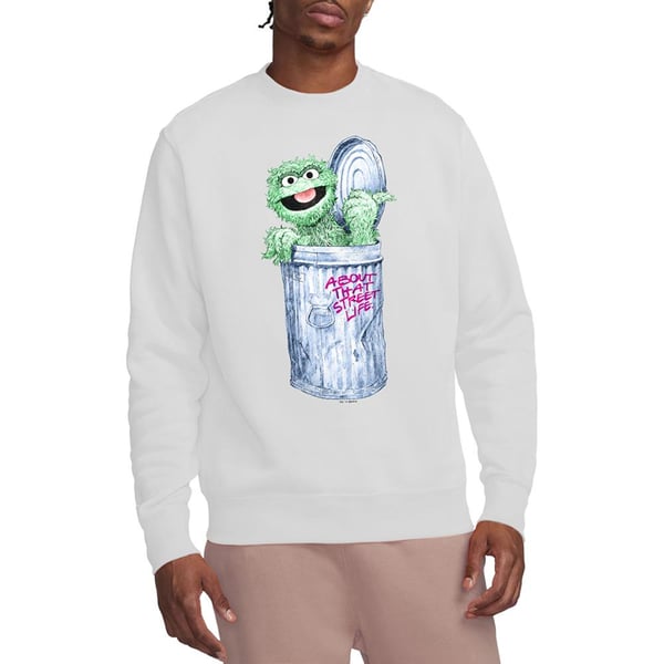Sesame Street Unisex Adult About That Street Life Sweatshirt