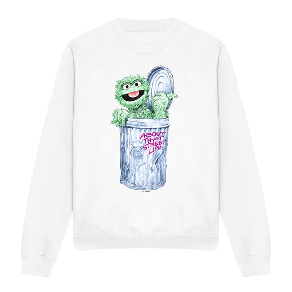 Sesame Street Unisex Adult About That Street Life Sweatshirt