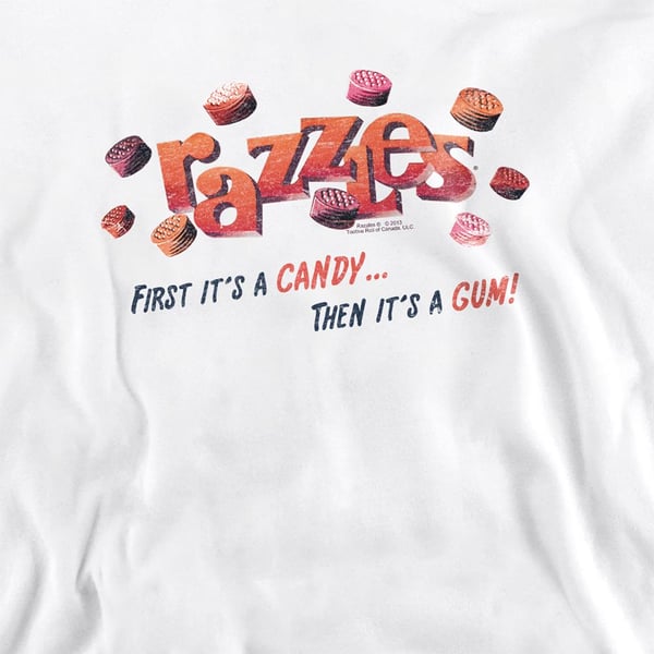 Dubble Bubble Unisex Adult A Gum And A Candy Sweatshirt
