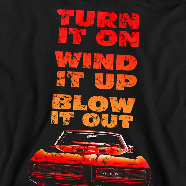 Pontiac Unisex Adult Blow It Out Gto Sweatshirt