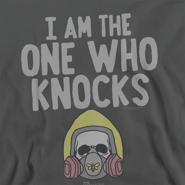 Breaking Bad Unisex Adult I Am The One Who Knocks Sweatshirt