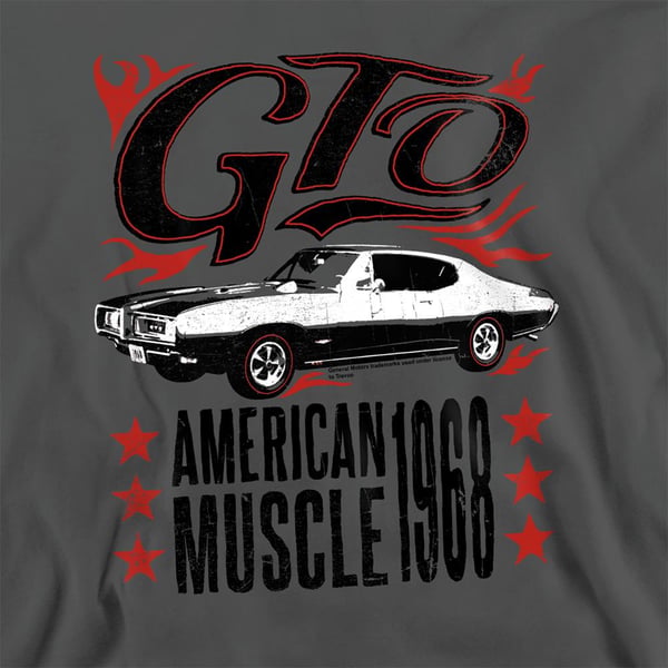 Pontiac Unisex Adult GTO Flames Sweatshirt