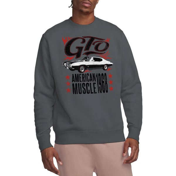 Pontiac Unisex Adult GTO Flames Sweatshirt