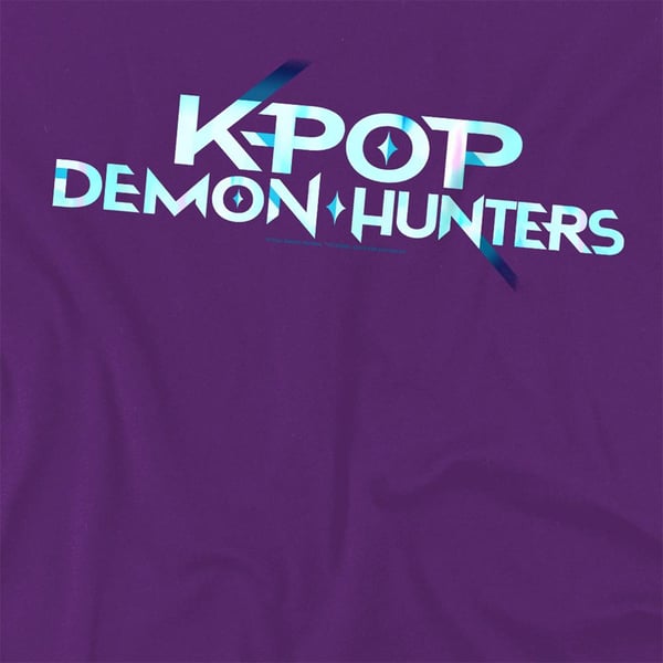 K-Pop Demon Hunters Unisex T-shirt med logo til voksne