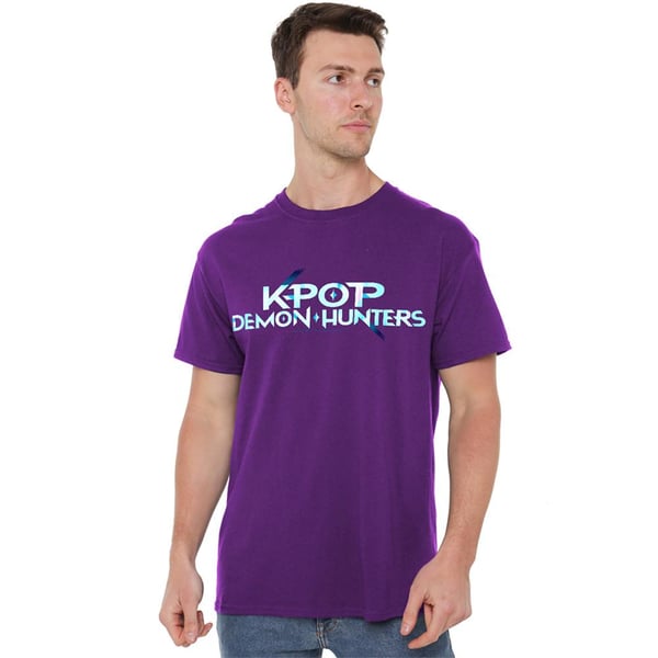 K-Pop Demon Hunters Unisex T-shirt med logo til voksne