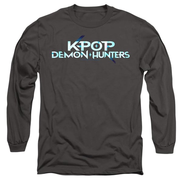K-Pop Demon Hunters Unisex Adult Logo Long-Sleeved T-Shirt