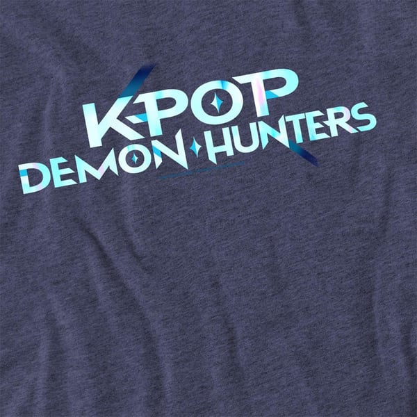 K-Pop Demon Hunters Unisex Adult Logo T-Shirt