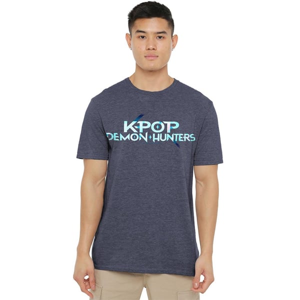 K-Pop Demon Hunters Unisex Adult Logo T-Shirt