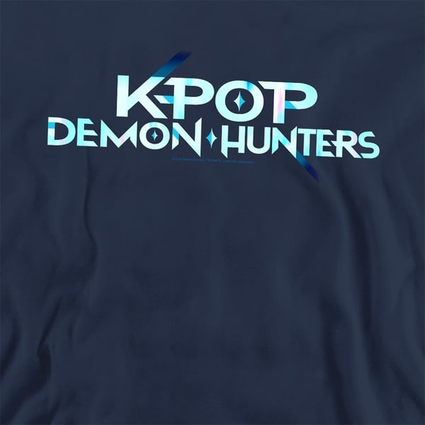 K-Pop Demon Hunters Unisex Tröja med Logotyp för Vuxna