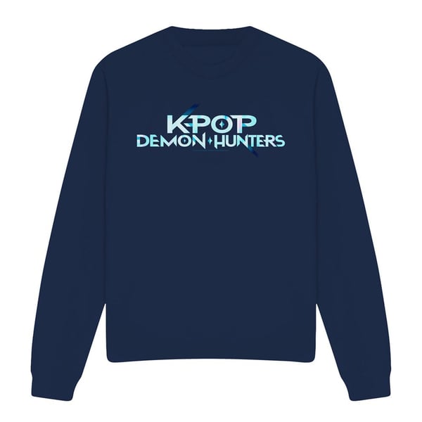 K-Pop Demon Hunters Unisex Tröja med Logotyp för Vuxna
