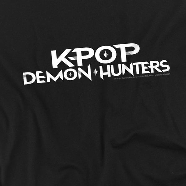 K-Pop Demon Hunters Barn/Kids Logotyp T-Shirt