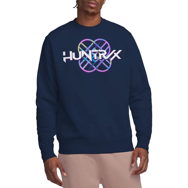 K-Pop Demon Hunters Unisex Adult Huntr/X Pastel Logo Sweatshirt