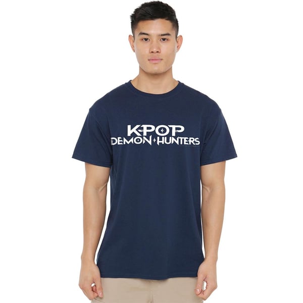 K-Pop Demon Hunters Unisex T-shirt med logotyp för vuxna
