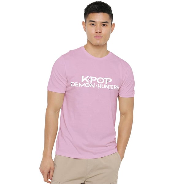 K-Pop Demon Hunters Unisex T-shirt med logotyp för vuxna