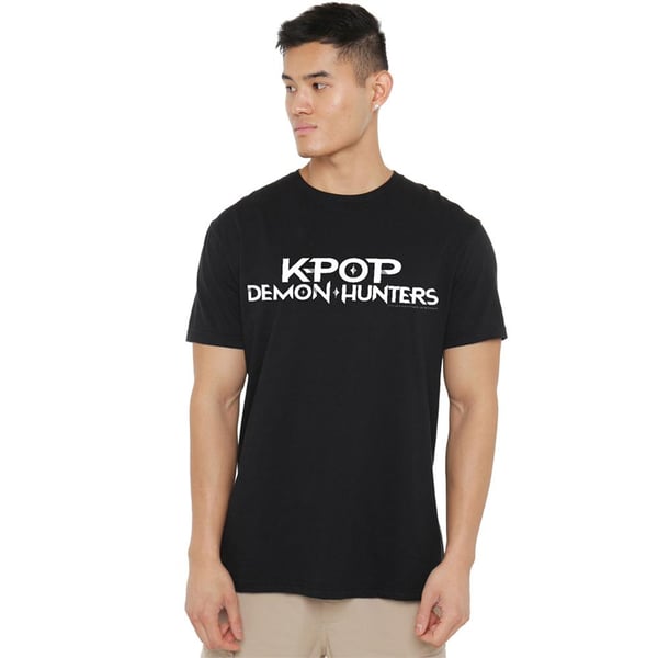 K-Pop Demon Hunters Unisex T-shirt med logotyp för vuxna