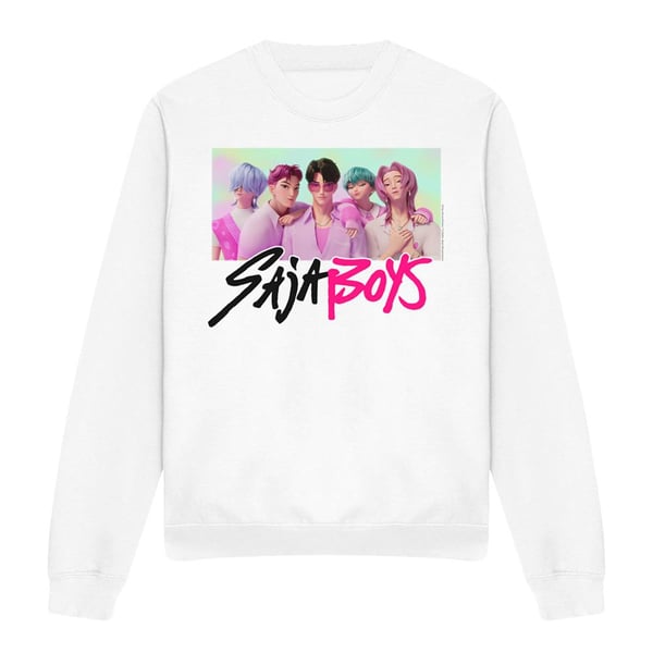 K-Pop Demon Hunters Unisex Vuxen Saja Boys Fotoram Tröja