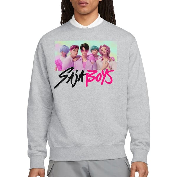 K-Pop Demon Hunters Unisex Vuxen Saja Boys Fotoram Tröja