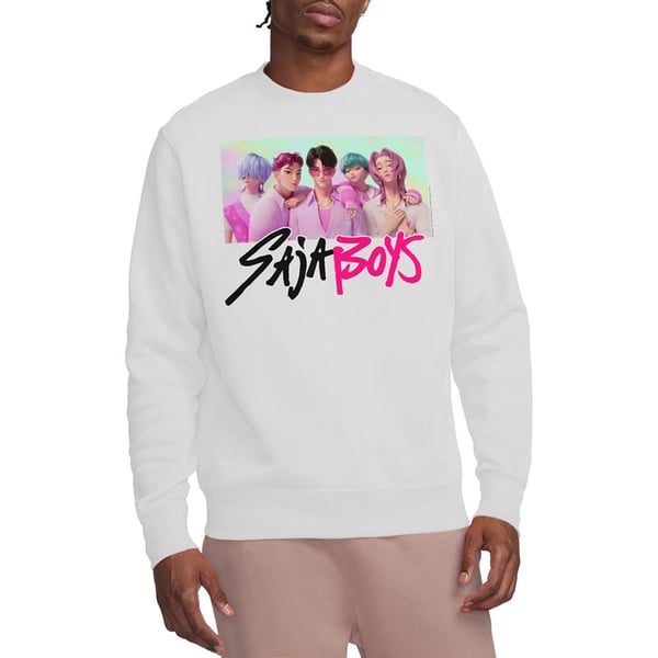 K-Pop Demon Hunters Unisex Vuxen Saja Boys Fotoram Tröja