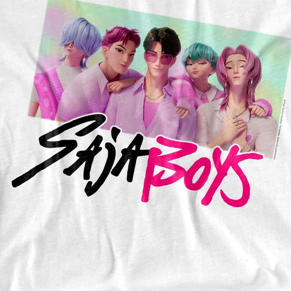 K-Pop Demon Hunters Dam/Dam Saja Boys Fotoram T-shirt