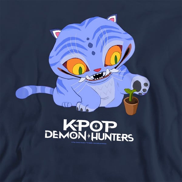 K-Pop Demon Hunters Unisex Vuxen Söt Derpy Tiger Tröja