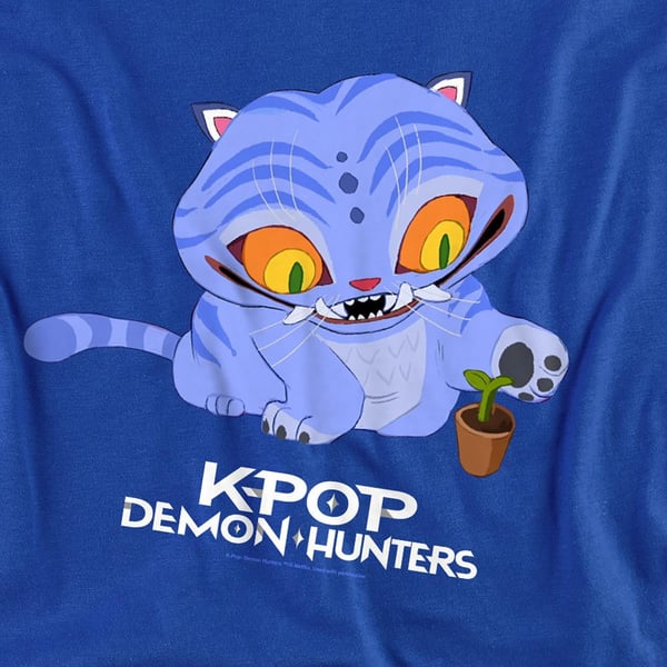 K-Pop Demon Hunters Unisex Vuxen Söt Derpy Tiger Tröja