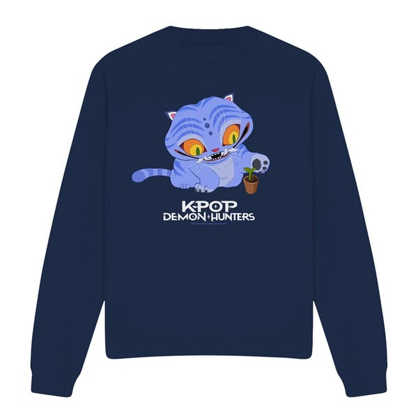 K-Pop Demon Hunters Unisex Vuxen Söt Derpy Tiger Tröja