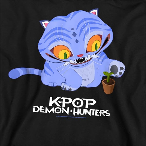 K-Pop Demon Hunters Unisex Vuxen Söt Derpy Tiger Tröja
