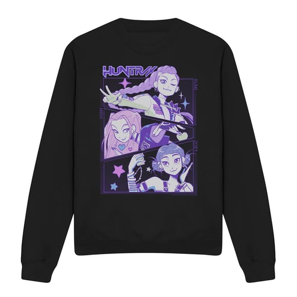 K-Pop Demon Hunters Unisex Vuxen Huntr/X Anime Tröja