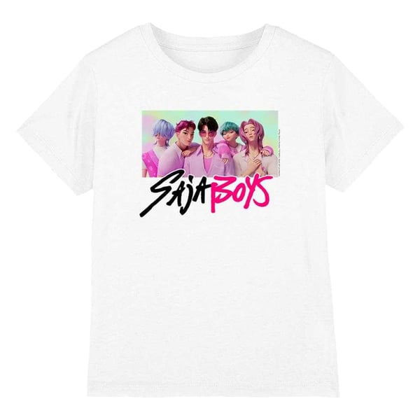 K-Pop Demon Hunters Barn/Kids Saja Boys Fotoram T-shirt