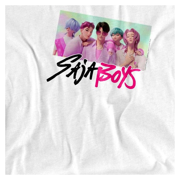 K-Pop Demon Hunters Barn/Kids Saja Boys Fotoram T-shirt