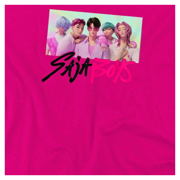 K-Pop Demon Hunters Barn/Kids Saja Boys Fotoram T-shirt