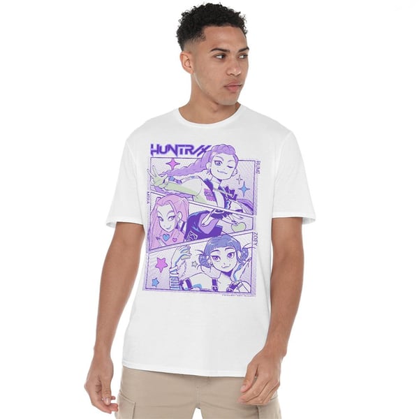 K-Pop Demon Hunters Unisex Adult Huntr/X Anime T-Shirt