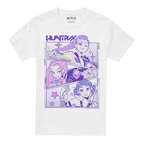 K-Pop Demon Hunters Unisex Adult Huntr/X Anime T-Shirt