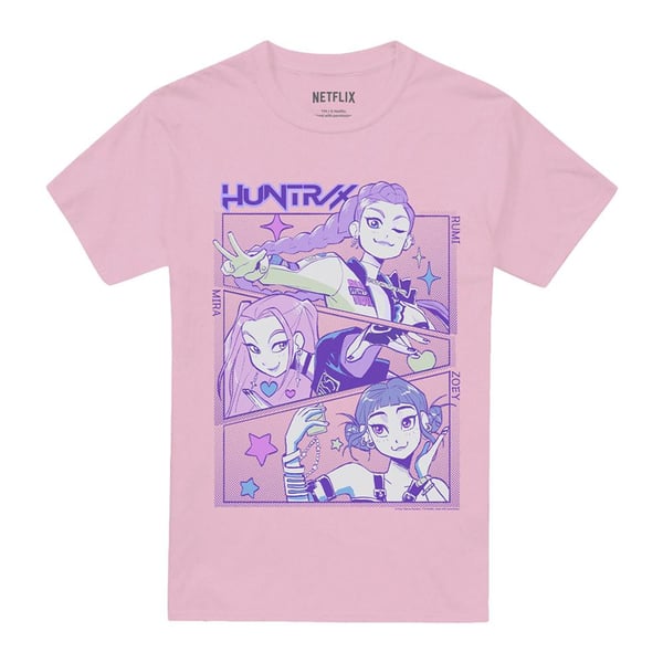 K-Pop Demon Hunters Unisex Adult Huntr/X Anime T-Shirt