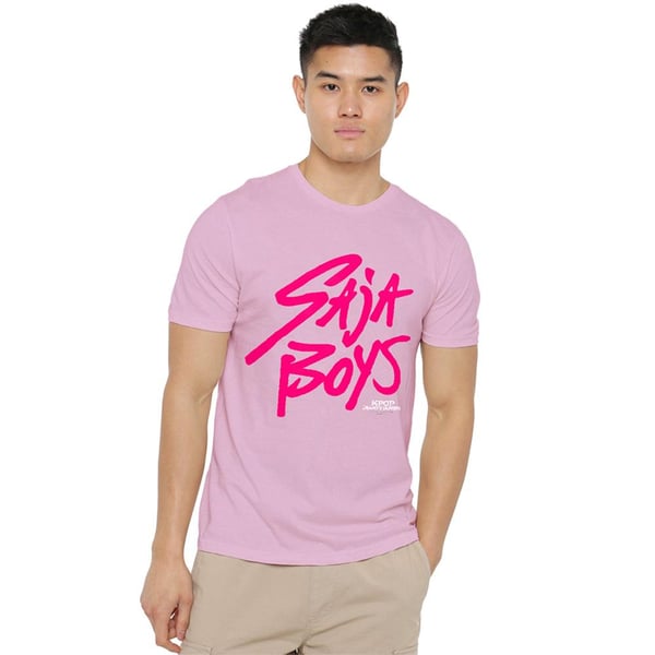 K-Pop Demon Hunters Unisex Adult Saja Boys Logo T-Shirt