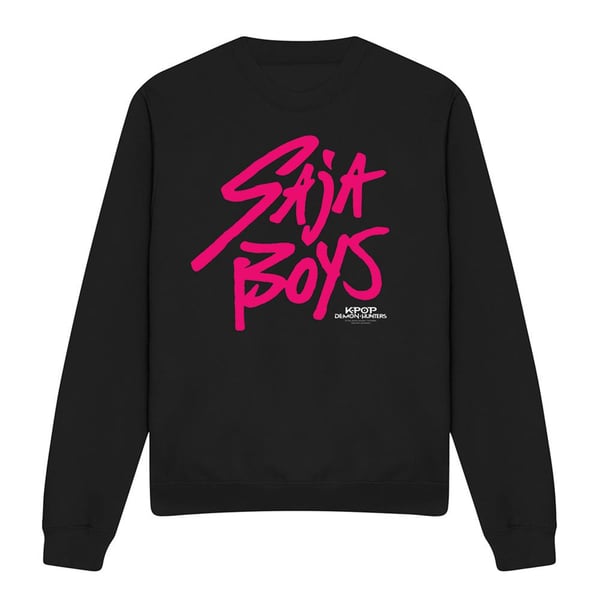 K-Pop Demon Hunters Unisex Aikuisten Saja Boys Logo Collegepaita