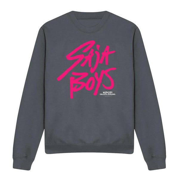 K-Pop Demon Hunters Unisex Aikuisten Saja Boys Logo Collegepaita