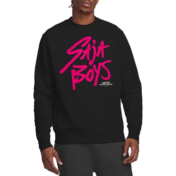 K-Pop Demon Hunters Unisex Aikuisten Saja Boys Logo Collegepaita K-Pop Demon Hunters Unisex Aikuisten Saja Boys Logo Collegepaita