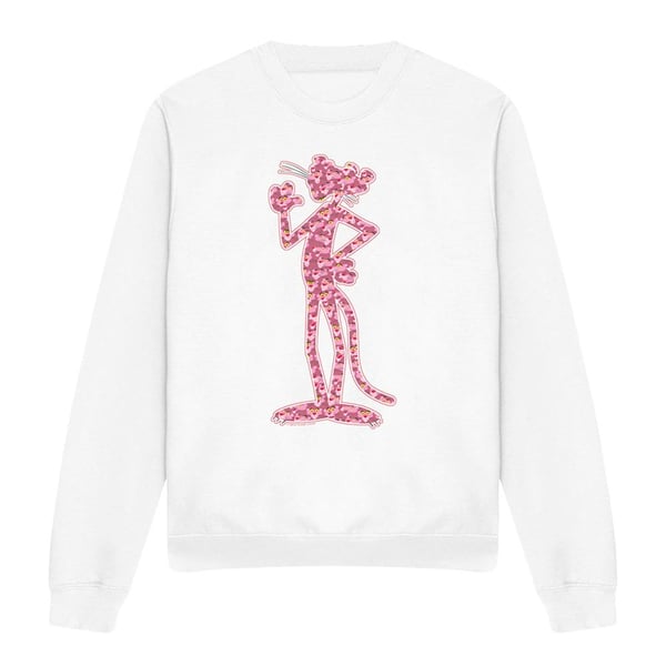 Pink Panther Unisex Adult Heads Sweatshirt