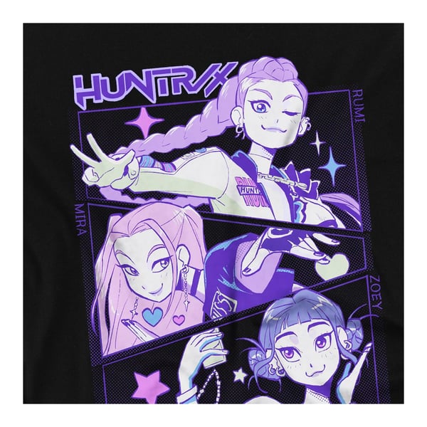 K-Pop Demon Hunters Barn/Kids Huntr/X Anime T-shirt